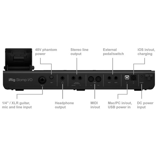 IK Multimedia iRig Stomp USB Pedalboard Controller w/ AmpliTube 5 Software Bundle