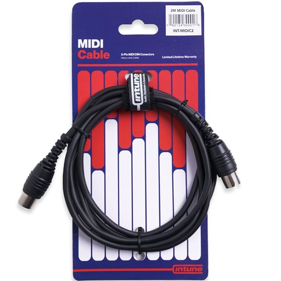 Intune MIDI Cable 2m 5 Pin DIN to 5 Pin DIN