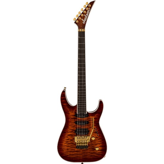 Jackson Pro Plus Series Soloist SLA3Q (Amber Tiger Eye)