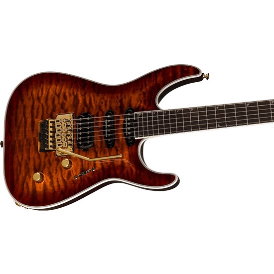 Jackson Pro Plus Series Soloist SLA3Q (Amber Tiger Eye)