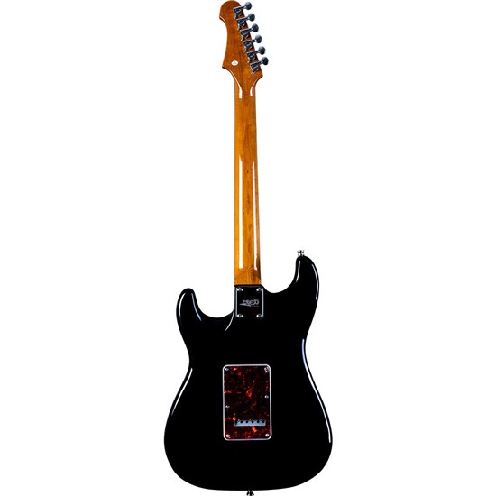 Jet JS-300-BK SSS Electric Guitar Roasted Maple Neck (Black)