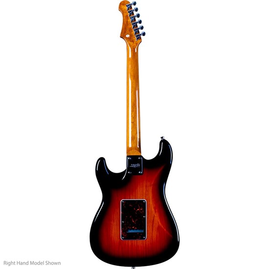 Jet JS-300-SB Left-Hand SSS Electric Guitar Roasted Maple Neck (Sunburst Burst)