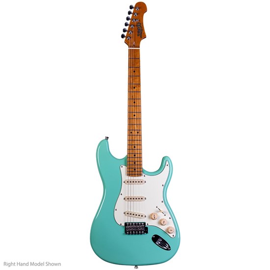 Jet JS-300-SFG Left-Hand SSS Electric Guitar Roasted Maple Neck (Seafoam Green)