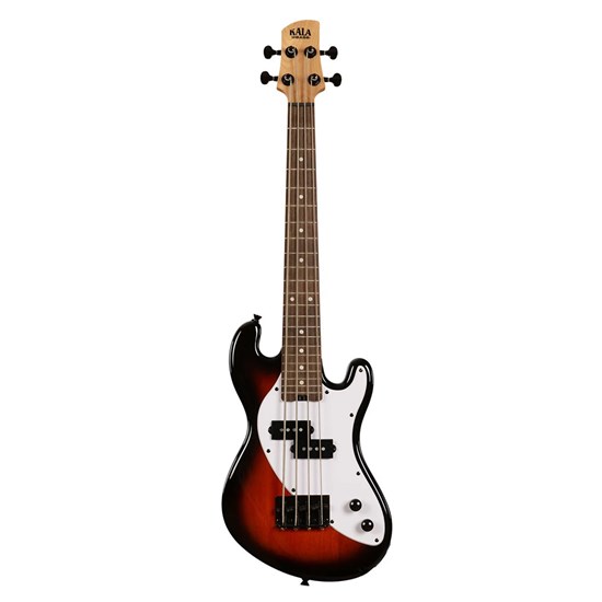 Kala UBASS-SB-TB-FS Solid Body 4 String Electric Ubass Sunburst with Bag