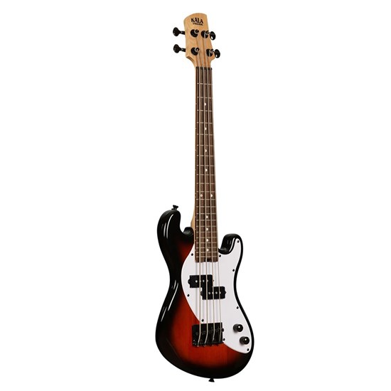 Kala UBASS-SB-TB-FS Solid Body 4 String Electric Ubass Sunburst with Bag