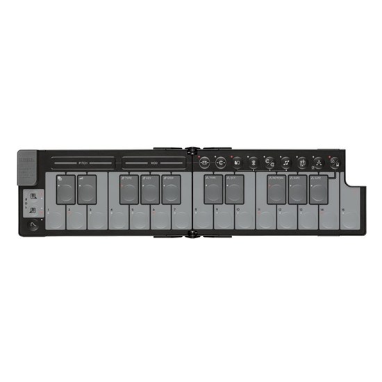 Korg nanoKEY Fold 25-Key Foldable MIDI Keyboard (Black)