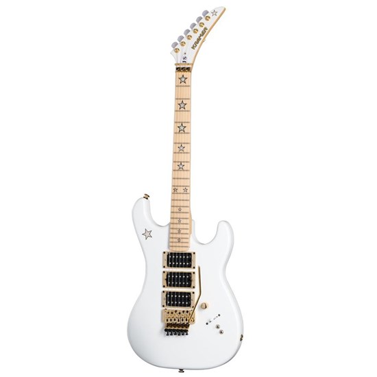 Kramer Jersey Star Electric Guitar (White Pearl) inc Gig Bag