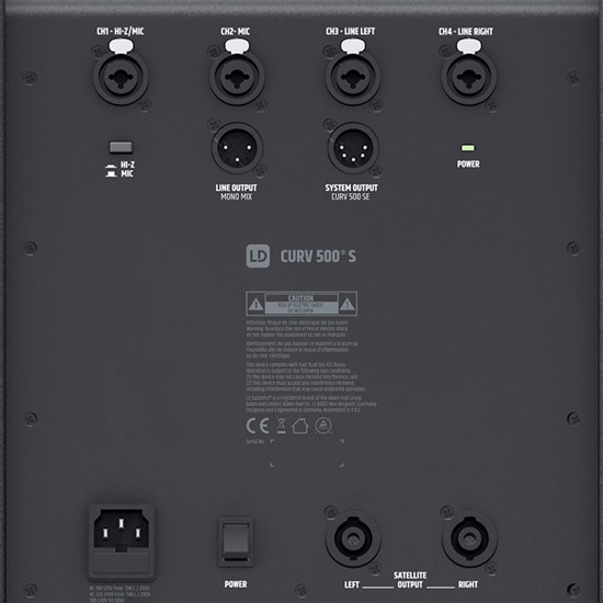 LD Systems CURV500 380W Portable Array System AV Set