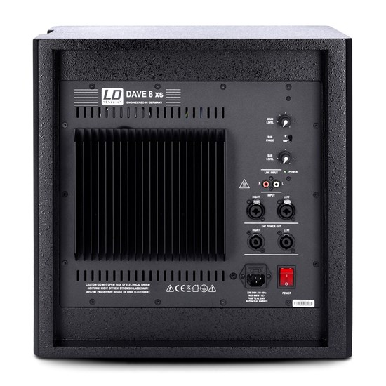 LD Systems DAVE8 Compact Active PA System (Black)