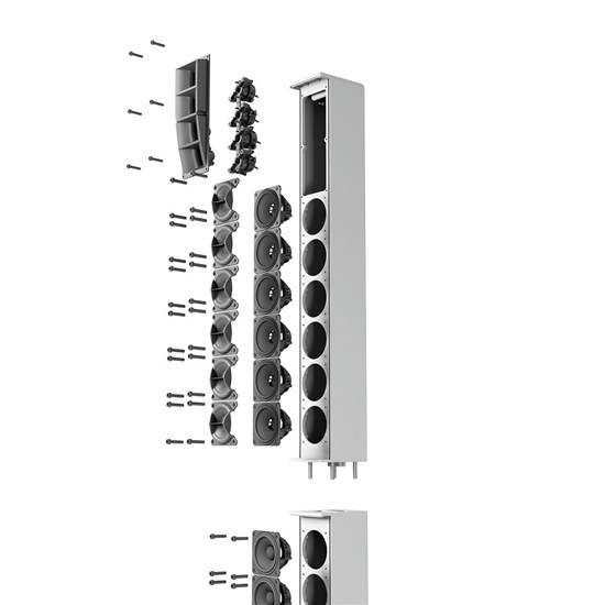 LD Systems MAUI 44 G2 3000W Column PA (White)