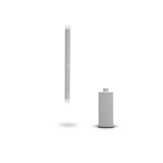 LD Systems MAUI G2 Column Fixed Wall Mount Kit (White)