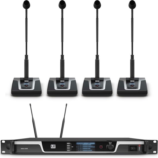 LD Systems U505 Wireless 4-Channel Conference System 655-679 MHz