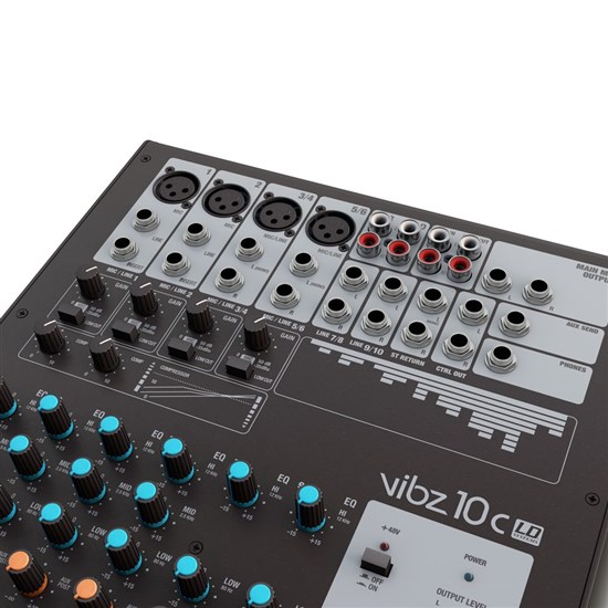 LD Systems VIBZ 10 Channel Mixing Console w/ Compressor