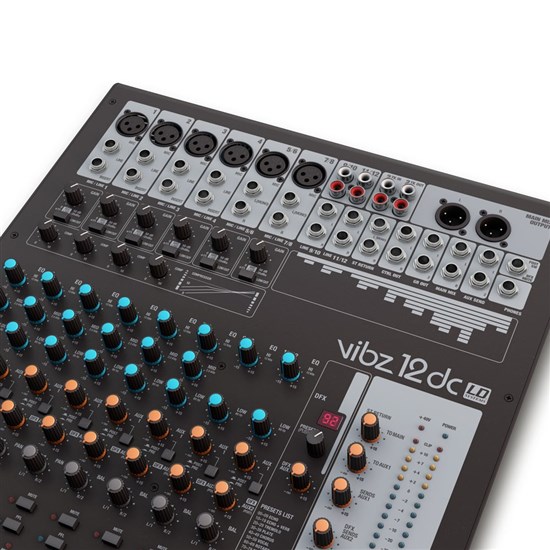 LD Systems VIBZ 12 Channel Mixing Console w/ DFX and Compressor