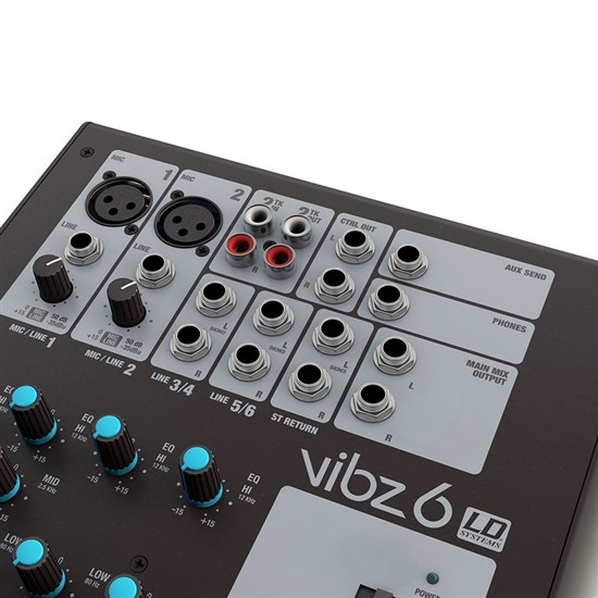 LD Systems VIBZ 6 Channel Mixing Console