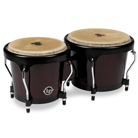 LP Aspire Series Wood Bongos (Dark Wood)