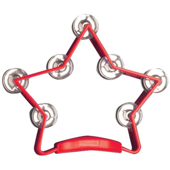 Mano Percussion TMP50R Star Tambourine (Red)