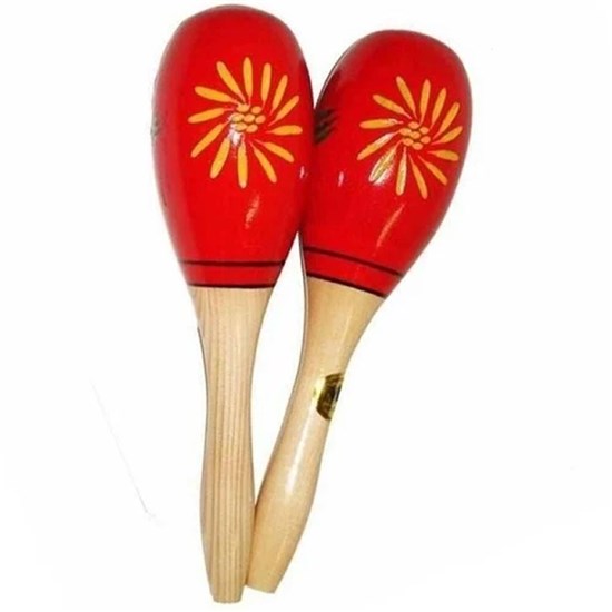 Mano Percussion UE410 Wooden Oval Shaped Maracas (Pair)