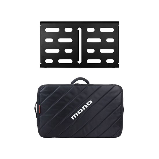 Mono Pedalboard Medium (Black) w/ Tour 2.0 Accessory Case