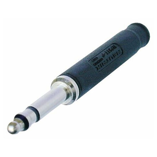 Neutrik NP3TT-P-B Bantam Plug Solder Tip/Ring Crimp Sleeve (Black)