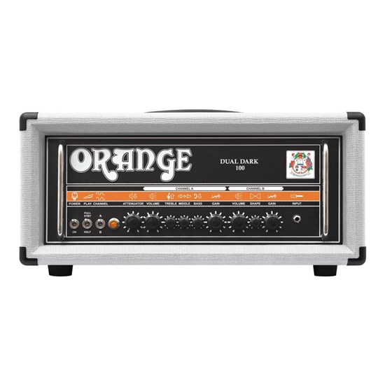 Orange Dual Dark 100 Limited Edition Amp Head White (100 Watts)