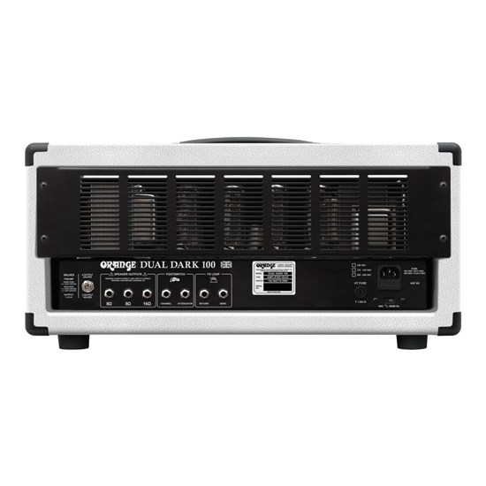 Orange Dual Dark 100 Limited Edition Amp Head White (100 Watts)