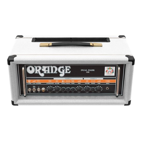 Orange Dual Dark 100 Limited Edition Amp Head White (100 Watts)