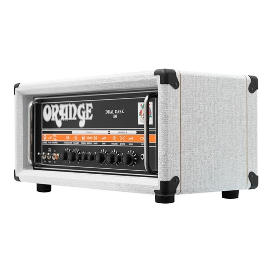 Orange Dual Dark 100 Limited Edition Amp Head White (100 Watts)