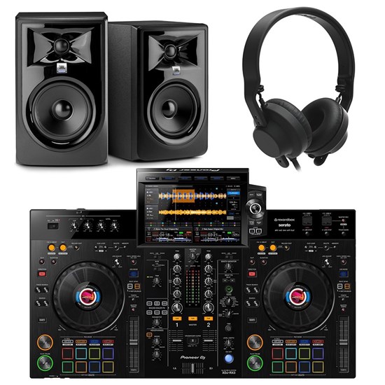 Pioneer XDJRX3 Bundle w/ JBL LSR308 MKII Monitors & AIAIAI TMA-2 DJ Preset Headphones