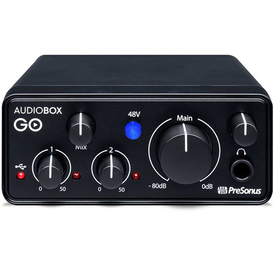 PreSonus AudioBox GO Creator Bundle w/ Interface, Headphones & Microphone