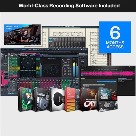 PreSonus AudioBox GO Creator Bundle w/ Interface, Headphones & Microphone