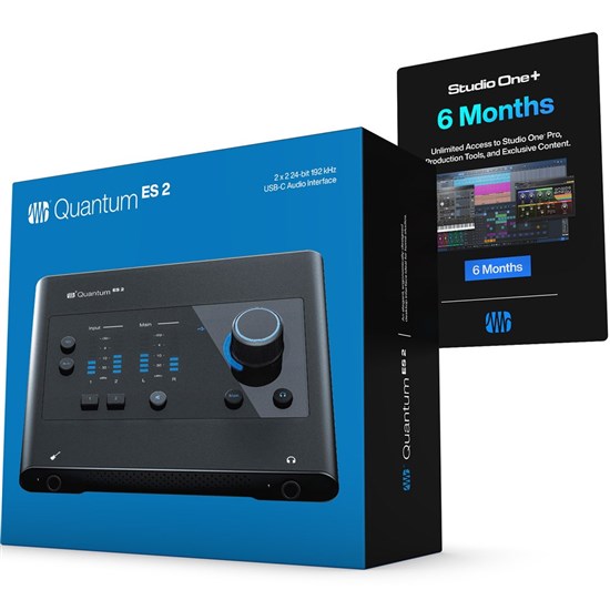 PreSonus Quantum ES2 2-In/2-Out Desktop USB-C Audio Interface