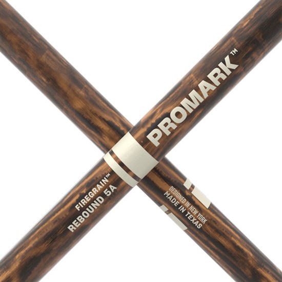 ProMark Rebound 5A FireGrain Hickory Drumstick Acorn Wood Tip