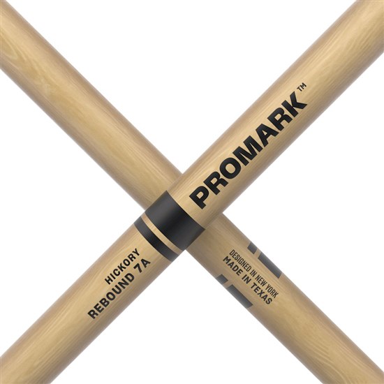 ProMark Rebound 7A Hickory Drumstick Oval Nylon Tip