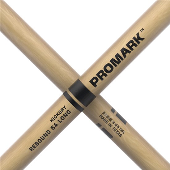 ProMark Rebound 5A Long Hickory Drumstick Acorn Wood Tip