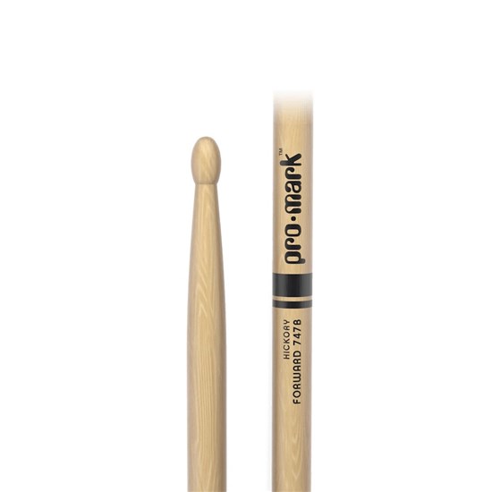 ProMark Classic Forward 747B Hickory Drumstick Oval Wood Tip