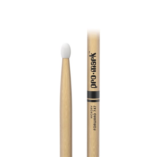 ProMark Classic Forward 747 Hickory Drumstick Oval Nylon Tip