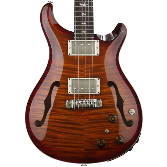 PRS Hollowbody II Piezo (Dark Cherry Burst) inc Hard Case