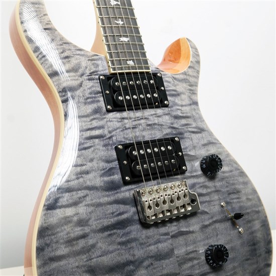 PRS Mannys Select SE Custom 24 Quilt Top (Charcoal) inc Gig Bag