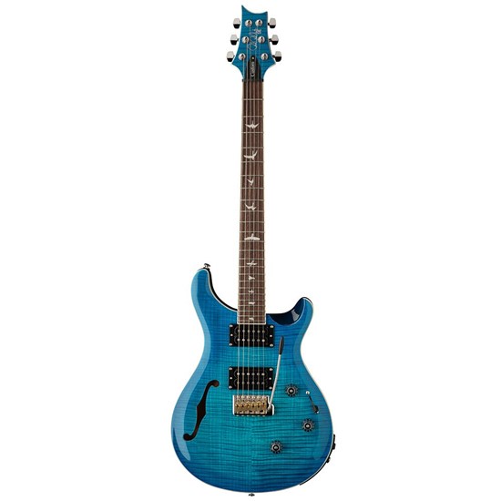 PRS SE Custom 24 Semi-Hollow Piezo (Lake Blue) inc Gig Bag