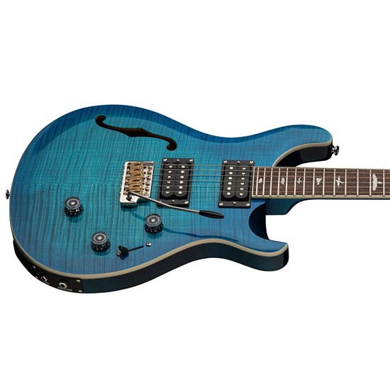 PRS SE Custom 24 Semi-Hollow Piezo (Lake Blue) inc Gig Bag