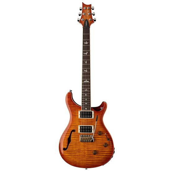 PRS SE Custom 24 Semi-Hollow Piezo (Vintage Sunburst) inc Gig Bag