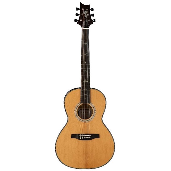 PRS SE P50E Parlor Acoustic Guitar w/ Pickup (Natural with Black Gold) inc Gig Bag