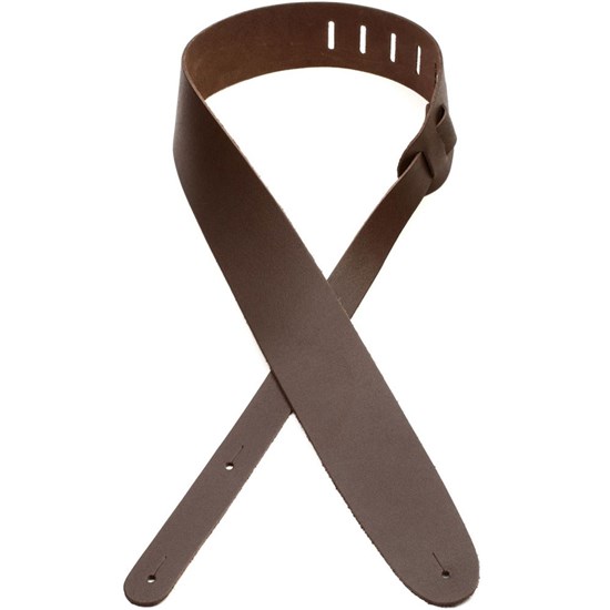 D'Addario Basic Classic Leather Guitar Strap (Brown)