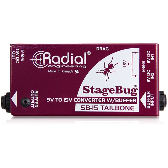 Radial StageBug SB15 Signal Bugger & 9V to 15V Converter