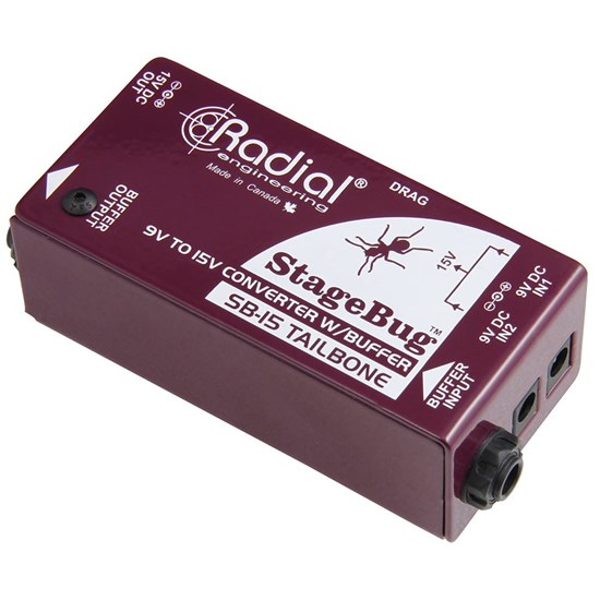 Radial StageBug SB15 Signal Bugger & 9V to 15V Converter