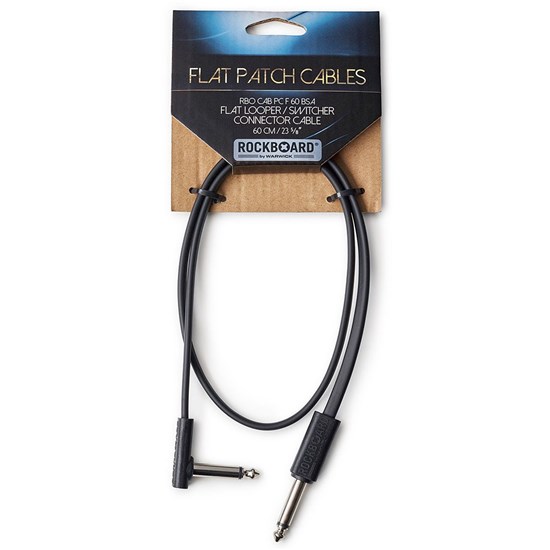 RockBoard Flat Looper/Switcher Connector Cable 60cm Black