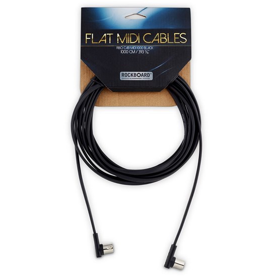 RockBoard Flat Patch Midi Cable 1000cm Black