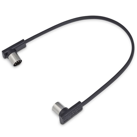 RockBoard Flat Patch Midi Cable 30cm Black