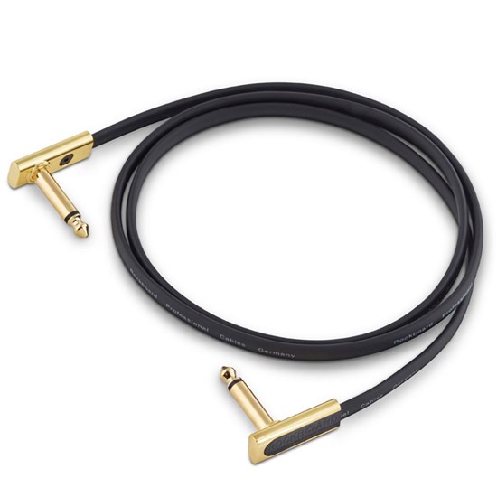 RockBoard Flat Patch Cable 100cm Gold